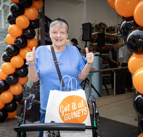 Maria Considine, at the re-opening of Guineys. Photo: Joe Evans Maria Considine, at the re-opening of Guineys. Photo: Joe Evans