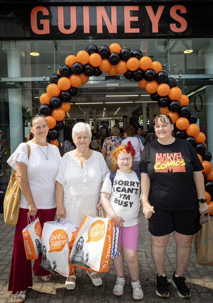 Karen Hennessy, Lila Hennessy, Elva Murphy and Sharron Hennessy, at the re-opening of Guineys. Photo: Joe Evans Karen Hennessy, Lila Hennessy, Elva Murphy and Sharron Hennessy, at the re-opening of Guineys. Photo: Joe Evans