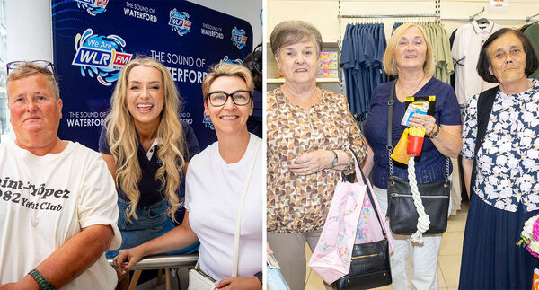Sylvia Sarsfield, Gemm Delaney and Lynn Dooley,(left) and Eileen Lonergan, Noleen Barry and Ann Marshall (right) at the re-opening of Guineys. Photo: Joe Evans Sylvia Sarsfield, Gemm Delaney and Lynn Dooley,(left) and Eileen Lonergan, Noleen Barry and Ann Marshall (right) at the re-opening of Guineys. Photo: Joe Evans
