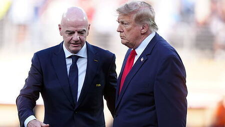 Donald Trump denies talking to Gianni Infantino over contentious World Cup plans
