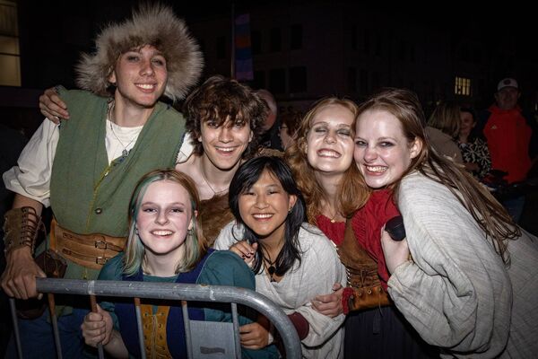 Members of Waterford Youth Arts who performed in Dream of the Shaman, at Spraoi. Photo: joe Evans Members of Waterford Youth Arts who performed in Dream of the Shaman, at Spraoi. Photo: joe Evans