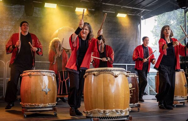 Japanese Taiko Drumming who performed at Spraoi. Photo: Joe Evans Japanese Taiko Drumming who performed at Spraoi. Photo: Joe Evans