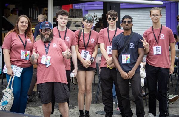 Spraoi volunteers. Photo: Joe Evans Spraoi volunteers. Photo: Joe Evans