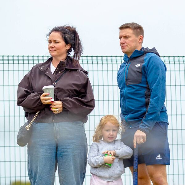 New Waterford Senior Hurling manager Stephen Molumphy was in attendance in Fraher Field on Sunday with his wife Niamh & youngest daughter Riadh. Photo: Eddie Dee New Waterford Senior Hurling manager Stephen Molumphy was in attendance in Fraher Field on Sunday with his wife Niamh & youngest daughter Riadh. Photo: Eddie Dee