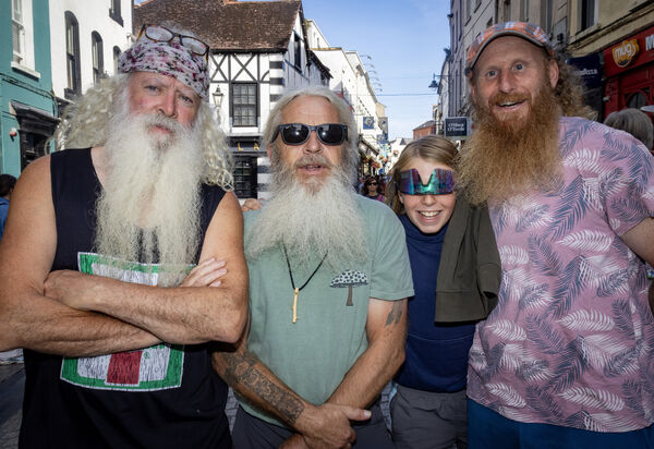 Nick, Chily, Odin and Mark, at Spraoi. Photo: Joe Evans Nick, Chily, Odin and Mark, at Spraoi. Photo: Joe Evans