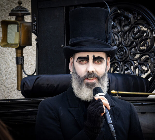 Nick Kavanagh,Morbid & Sons, who performed at Spraoi. Photo: Joe Evans Nick Kavanagh,Morbid & Sons, who performed at Spraoi. Photo: Joe Evans