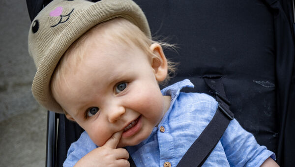 Young, James enjoying his first Spraoi. Photo: Joe Evans Young, James enjoying his first Spraoi. Photo: Joe Evans