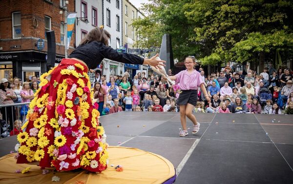 Dulca Duca, Um Belo Dia, who performed at Spraoi, Photo Joe Evans Dulca Duca, Um Belo Dia, who performed at Spraoi, Photo Joe Evans
