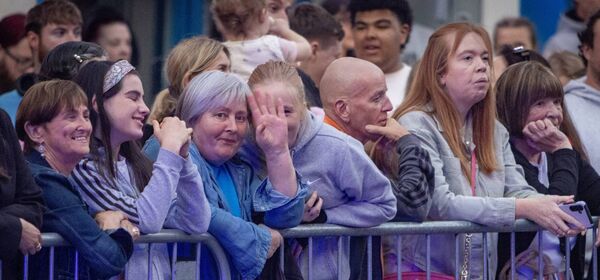 Watching Dream of the Shaman, at Spraoi. Photo: joe Evans Watching Dream of the Shaman, at Spraoi. Photo: joe Evans