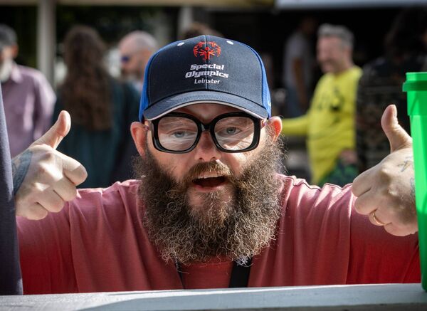 James Lannigan, one of Spraoi helpers. Photo: Joe Evans James Lannigan, one of Spraoi helpers. Photo: Joe Evans