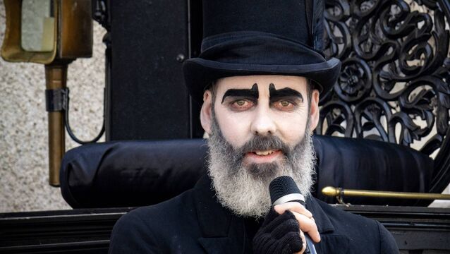 <p>Nick Kavanagh,Morbid &amp; Sons, who performed at Spraoi. Photo: Joe Evans</p>