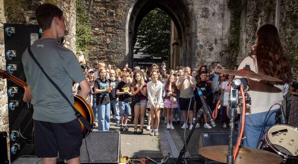 The Jambons who performed at the Teenage Kicks stage at Spraoi. Photo: Joe Evans The Jambons who performed at the Teenage Kicks stage at Spraoi. Photo: Joe Evans