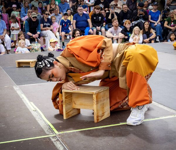 Alih, who performed at Spraoi. Photo: Joe Evans Alih, who performed at Spraoi. Photo: Joe Evans