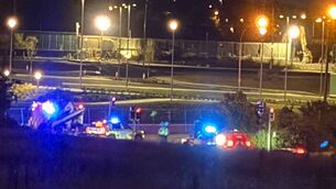 <p>Emergency services on the scene in Ballybeg, Waterford. </p> <p>Emergency services on the scene in Ballybeg, Waterford. </p>