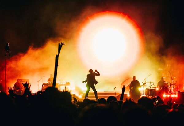 Pulp on stage. Pic: Aaron Cahill Pulp on stage. Pic: Aaron Cahill