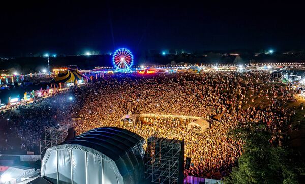 The packed crowd at All Together Now. Pic: Aaron Cahill The packed crowd at All Together Now. Pic: Aaron Cahill
