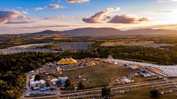 An aerial view of the ATN festival site. Pic: Aaron Cahill. An aerial view of the ATN festival site. Pic: Aaron Cahill.