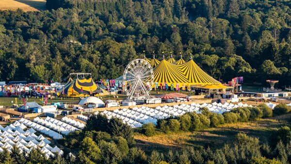 An aerial view of part of the All Together Now festival site. Pic: Aaron Cahill An aerial view of part of the All Together Now festival site. Pic: Aaron Cahill