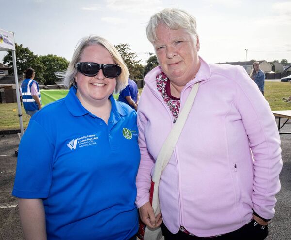 Emma Smyth and Maria Brennan, at the Buíon Phort Láirge Playful Communities, Larchville &amp; Lisduggan, held at Waterford Shopping Centre, Lisduggan. Photo: Joe Evans