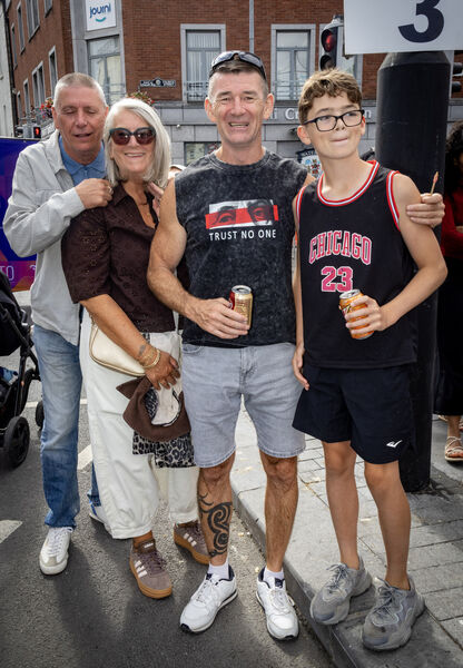  Members of the Walsh family at Spraoi, Photo: Joe Evans