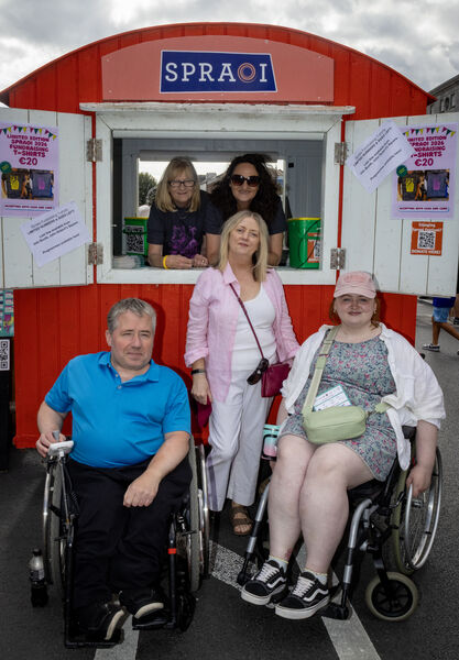  Members of the Cunningham family at Spraoi. Photo: JOe Evans