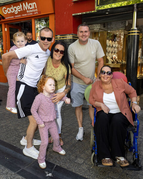  Members of the Flynn family, at Spraoi. Photo: JOe Evans