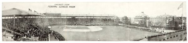 Weeghman Park in Chicago.