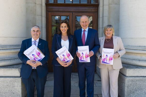 Ministers Kevin Boxer Moran, Jennifer Carroll MacNeill, Mary Butler pictured with Taoiseach Micheal Martin Ministers Kevin Boxer Moran, Jennifer Carroll MacNeill, Mary Butler pictured with Taoiseach Micheal Martin