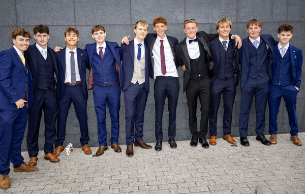 Lifeguards who attended the Ardscoil na Mara Graduation Ball. Photo: Joe Evans Lifeguards who attended the Ardscoil na Mara Graduation Ball. Photo: Joe Evans