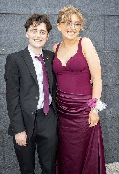 Isack Quinn and Ella Walsh, who attended the Ardscoil na Mara Graduation Ball. Photo: Joe Evans Isack Quinn and Ella Walsh, who attended the Ardscoil na Mara Graduation Ball. Photo: Joe Evans