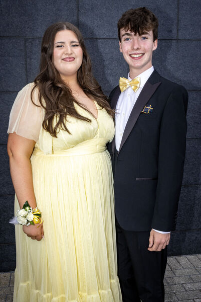 Sophie Reynolds and Daniel Andrews, who attended the Ardscoil na Mara Graduation Ball. Photo: Joe Evans Sophie Reynolds and Daniel Andrews, who attended the Ardscoil na Mara Graduation Ball. Photo: Joe Evans