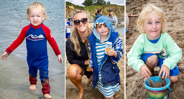 Charlie, (left), Orla and Jeff (centre) and Jona (right), at Boatstrand for Water Safety Ireland, summer camp. Photo: Joe Evans Charlie, (left), Orla and Jeff (centre) and Jona (right), at Boatstrand for Water Safety Ireland, summer camp. Photo: Joe Evans