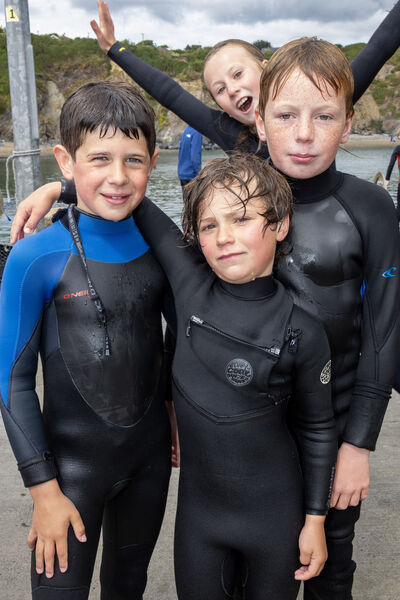 Jack, Remy ad Rian, at Boatstrand for Water Safety Ireland, summer camp. Photo: Joe Evans Jack, Remy ad Rian, at Boatstrand for Water Safety Ireland, summer camp. Photo: Joe Evans