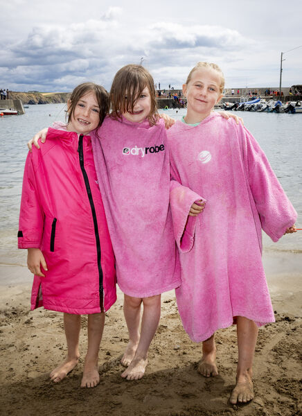 Amara, Sarah and Molly, at Boatstrand for Water Safety Ireland, summer camp. Photo: Joe Evans Amara, Sarah and Molly, at Boatstrand for Water Safety Ireland, summer camp. Photo: Joe Evans