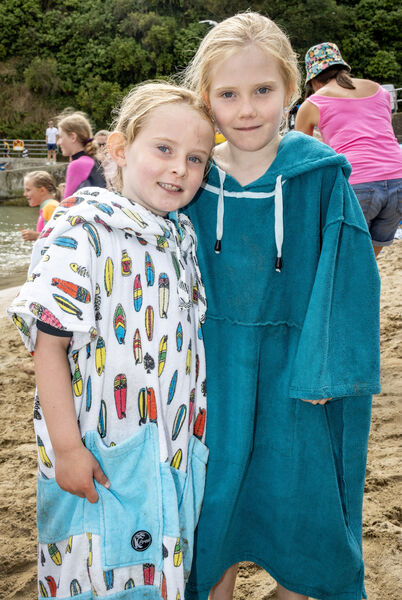Fiadh and Saoirse, at Boatstrand for Water Safety Ireland, summer camp. Photo: Joe Evans Fiadh and Saoirse, at Boatstrand for Water Safety Ireland, summer camp. Photo: Joe Evans