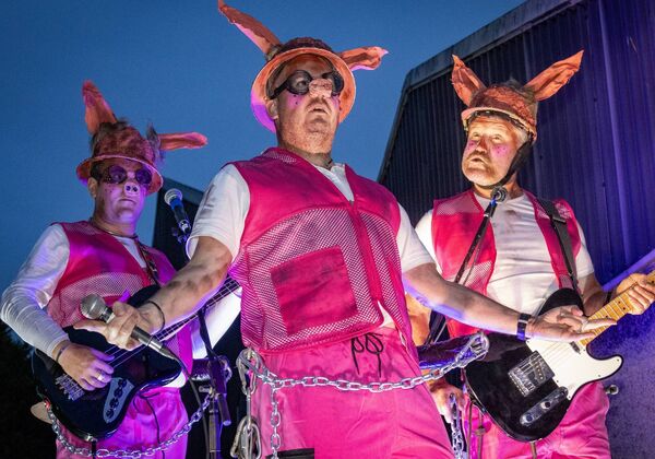 The Band, in Spraoi Parade "Howl". Photo: Joe Evans The Band, in Spraoi Parade "Howl". Photo: Joe Evans