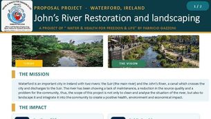 <p> Images from the proposed John's River restoration and landscaping project. Pic: Fabricio Gazzoni from Waterford Facebook Page</p> <p> Images from the proposed John's River restoration and landscaping project. Pic: Fabricio Gazzoni from Waterford Facebook Page</p>