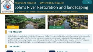 <p> Images from the proposed John's River restoration and landscaping project. Pic: Fabricio Gazzoni from Waterford Facebook Page</p> <p> Images from the proposed John's River restoration and landscaping project. Pic: Fabricio Gazzoni from Waterford Facebook Page</p>