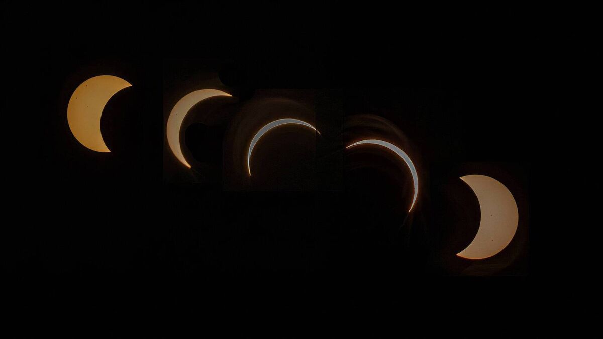 The wonder of nature as stunning images capture the solar eclipse