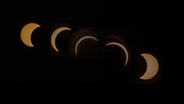 The wonder of nature as stunning images capture the solar eclipse