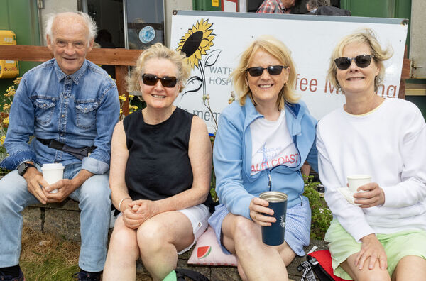 Jimmy O'Mahony, Aine Swift, Enda Cassin and Rita O'Mahony, pictured at the annual Gerry Rush, memorial coffee morning at the Guillamene Tramore in aid of Waterford Hospice. Photo: Joe Evans Jimmy O'Mahony, Aine Swift, Enda Cassin and Rita O'Mahony, pictured at the annual Gerry Rush, memorial coffee morning at the Guillamene Tramore in aid of Waterford Hospice. Photo: Joe Evans