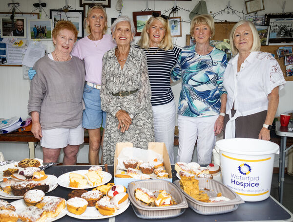 Committee members pictured at the annual Gerry Rush, memorial coffee morning at the Guillamene Tramore in aid of Waterford Hospice. Photo: Joe Evans Committee members pictured at the annual Gerry Rush, memorial coffee morning at the Guillamene Tramore in aid of Waterford Hospice. Photo: Joe Evans