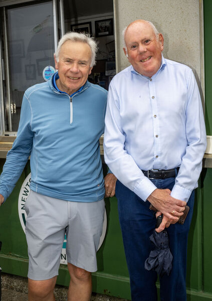 Oliver St John and Paul Slattery, pictured at the annual Gerry Rush, memorial coffee morning at the Guillamene Tramore in aid of Waterford Hospice. Photo: Joe Evans Oliver St John and Paul Slattery, pictured at the annual Gerry Rush, memorial coffee morning at the Guillamene Tramore in aid of Waterford Hospice. Photo: Joe Evans