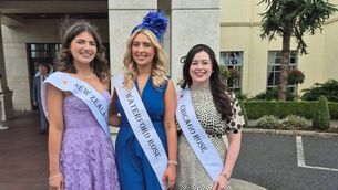 <p>New Zelanad Rose Rachel Keane with Waterford Rose Cara Comerford and Chicago Rose Fiona Gaffney, all representing their Waterford roots at this year's Rose of Tralee</p> <p>New Zelanad Rose Rachel Keane with Waterford Rose Cara Comerford and Chicago Rose Fiona Gaffney, all representing their Waterford roots at this year's Rose of Tralee</p>