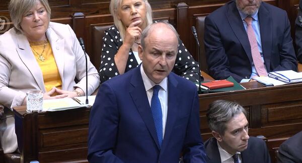 Taoiseach Micheal Martin speaks during the State Apology following the publication of the Report of the South East Commission of Investigation Taoiseach Micheal Martin speaks during the State Apology following the publication of the Report of the South East Commission of Investigation