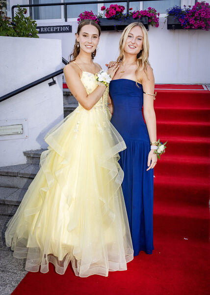 A. O'Meara and Abigal Keller, at the Majestic Hotel for Gaelcholáiste Port Láirge, Debs Ball. Photo: Joe Evans A. O'Meara and Abigal Keller, at the Majestic Hotel for Gaelcholáiste Port Láirge, Debs Ball. Photo: Joe Evans