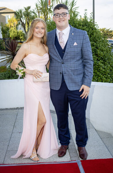 Mia Flanigan and Cameron Kirk, at the Majestic Hotel for Gaelcholáiste Port Láirge, Debs Ball. Photo: Joe Evans Mia Flanigan and Cameron Kirk, at the Majestic Hotel for Gaelcholáiste Port Láirge, Debs Ball. Photo: Joe Evans