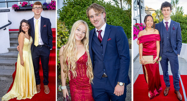 Keeley McEvoy and Matthew Robins,(left), Heather Deely and Noel Malone (centre) and Laoise Murphy and Daith Jennings (right) at the Majestic Hotel for Gaelcholáiste Port Láirge, Debs Ball. Photo: Joe Evans Keeley McEvoy and Matthew Robins,(left), Heather Deely and Noel Malone (centre) and Laoise Murphy and Daith Jennings (right) at the Majestic Hotel for Gaelcholáiste Port Láirge, Debs Ball. Photo: Joe Evans
