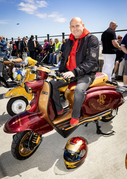  Shane Breen, at Tramore for Waterford Scooter Club 20th Anniversary Scooter Show. Photo: Joe Evans