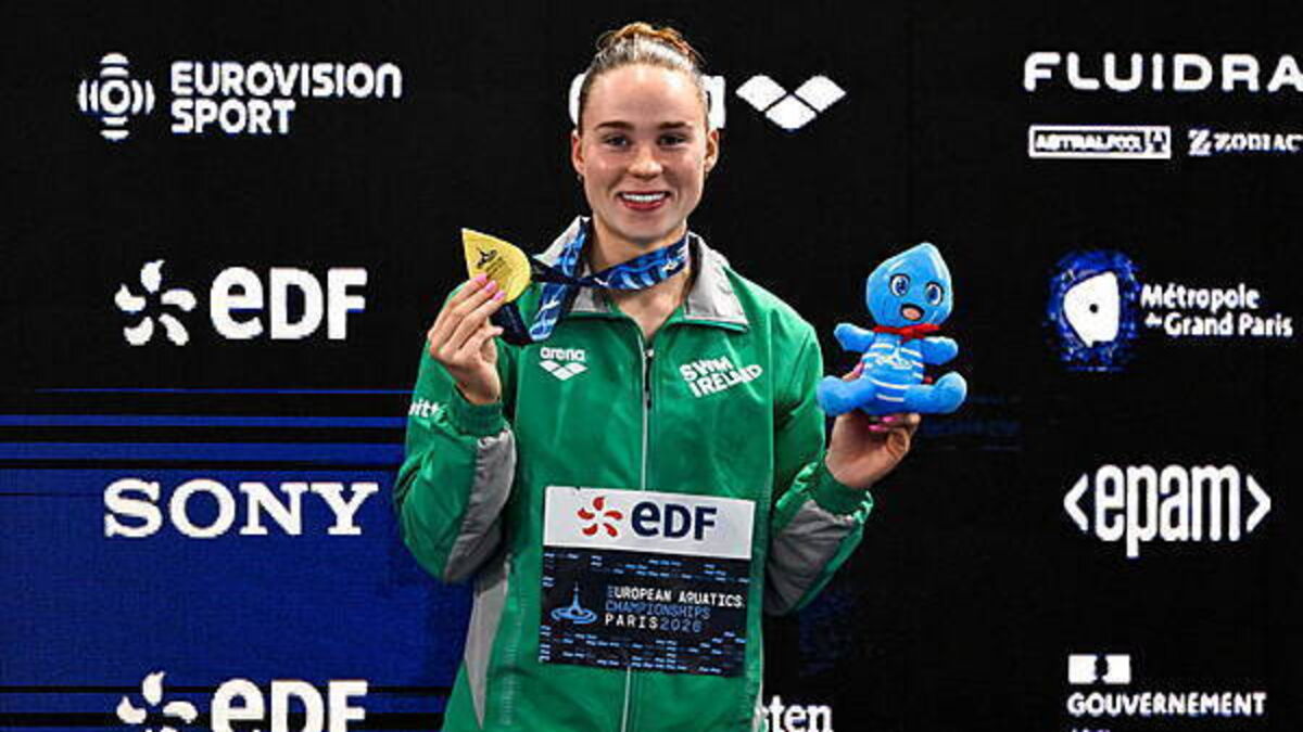Ellen Walshe wins second gold medal, McSharry into 50m breaststroke final